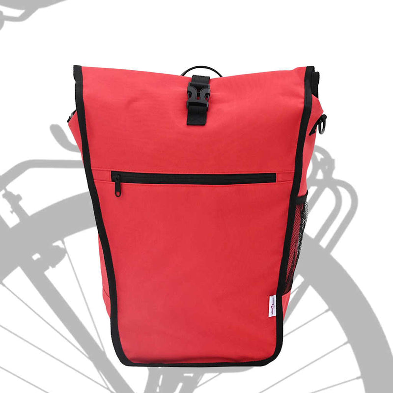 Afbeelding laden in galerijviewer, Vidaxl fietstas rood 34 x 16 x 59 cm polyester