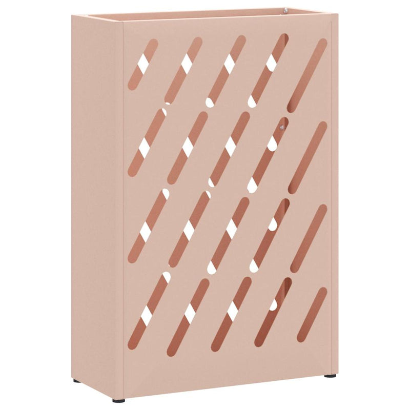 Afbeelding laden in galerijviewer, Vidaxl paraplu standaard roze 28 x 12 x 41 cm staal