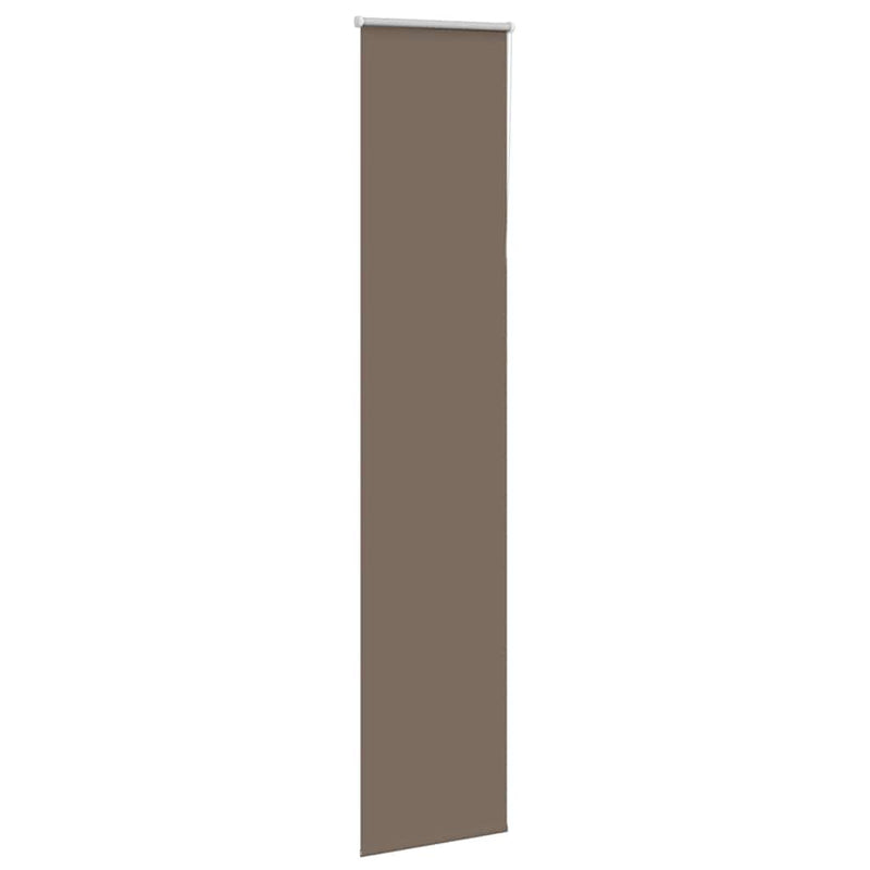 Afbeelding laden in galerijviewer, Vidaxl rolgordijn verduisterend koffie 55x210 cm stofbreedte 50,7 cm