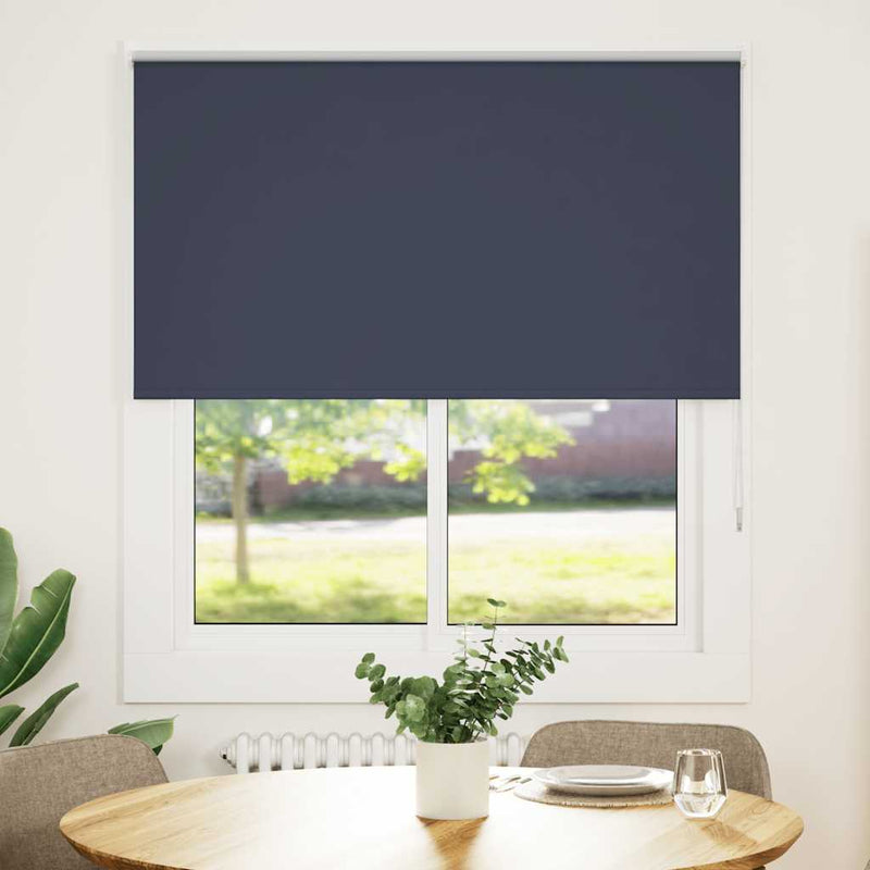 Afbeelding laden in galerijviewer, Vidaxl rolgordijn verduisterend 120x130 cm stofbreedte 116,6 cm blauw