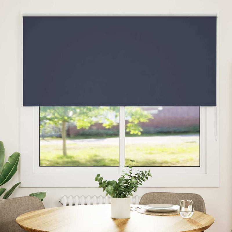Afbeelding laden in galerijviewer, Vidaxl rolgordijn verduisterend 160x130 cm stofbreedte 156,6 cm blauw