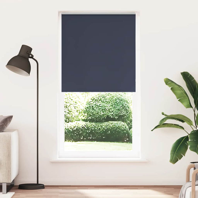 Afbeelding laden in galerijviewer, Vidaxl rolgordijn verduisterend 110x210 cm stofbreedte 105,7 cm blauw