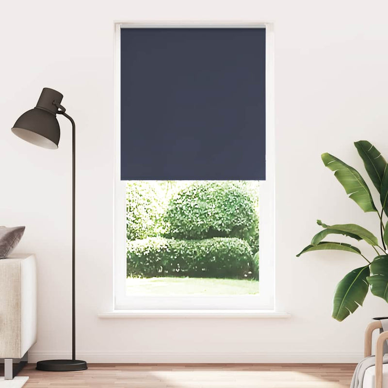 Afbeelding laden in galerijviewer, Vidaxl rolgordijn verduisterend 105x230 cm stofbreedte 100,7 cm blauw