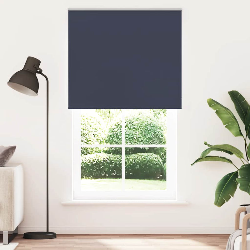 Afbeelding laden in galerijviewer, Vidaxl rolgordijn verduisterend 125x230 cm stofbreedte 121,6 cm blauw