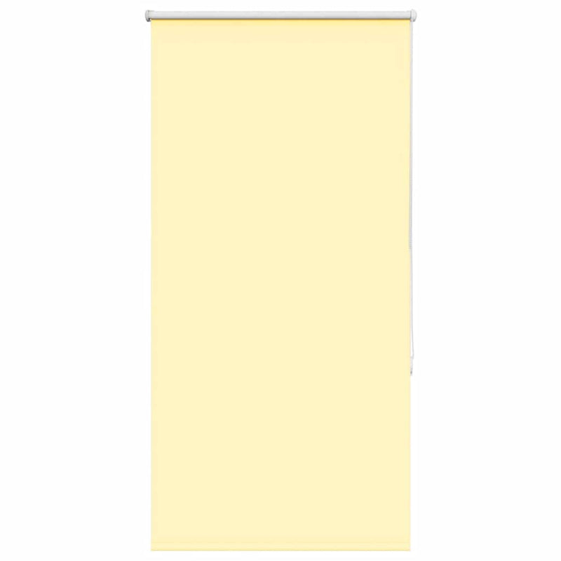 Afbeelding laden in galerijviewer, Vidaxl rolgordijn verduisterend 80x130 cm stofbreedte 75,7cm geel