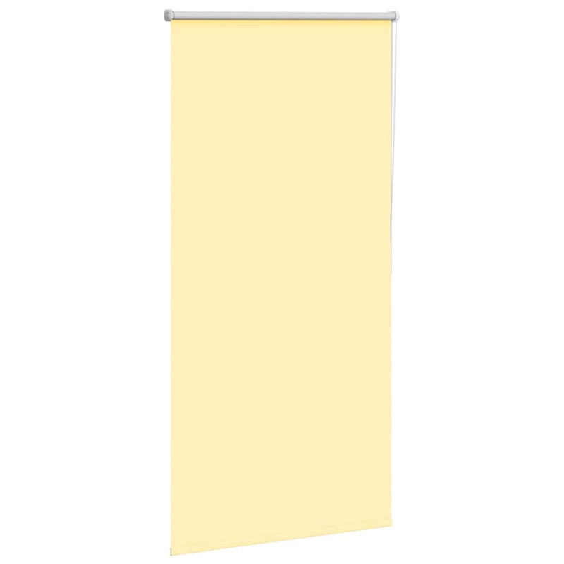 Afbeelding laden in galerijviewer, Vidaxl rolgordijn verduisterend 80x130 cm stofbreedte 75,7cm geel