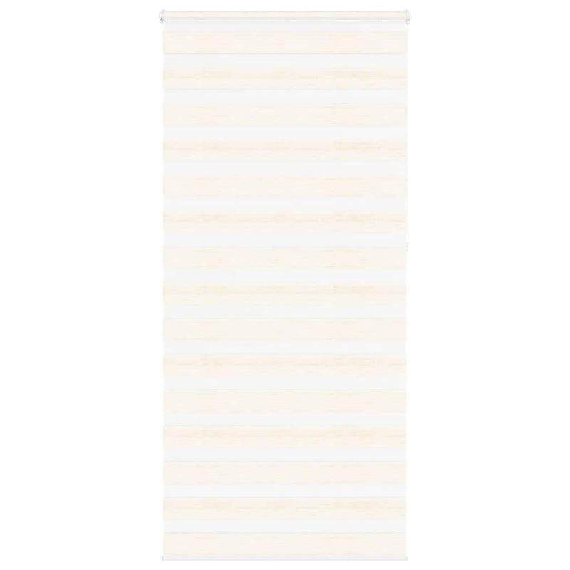 Afbeelding laden in galerijviewer, Vidaxl zebra rolgordijn 95x230 cm stofbreedte 90,9 cm marmerbeige