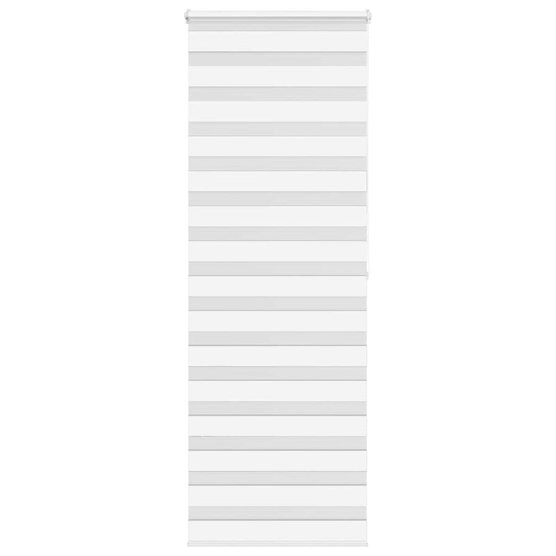 Afbeelding laden in galerijviewer, Vidaxl zebra rolgordijn 70x200 cm stofbreedte 65,9 cm polyester wit