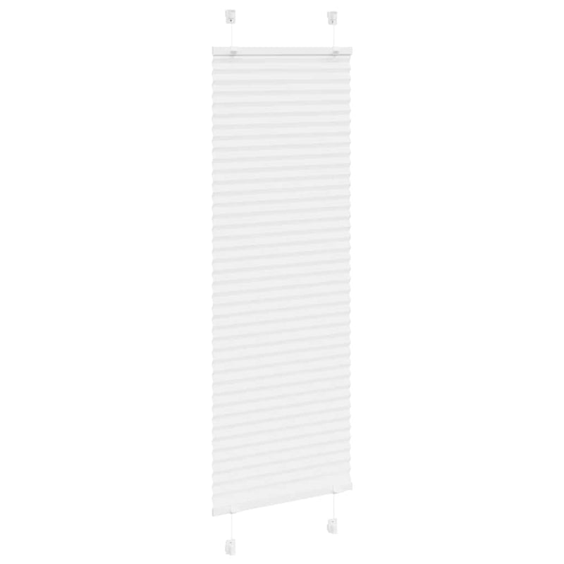 Afbeelding laden in galerijviewer, Vidaxl plissé rolgordijn 50x100 cm stofbreedte 49,4 cm polyester wit