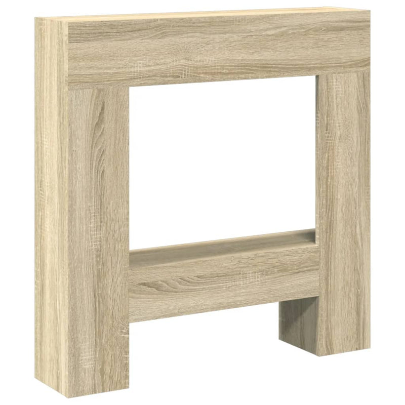 Afbeelding laden in galerijviewer, Vidaxl haardombouw 81x18x82 cm bewerkt hout sonoma eikenkleurig