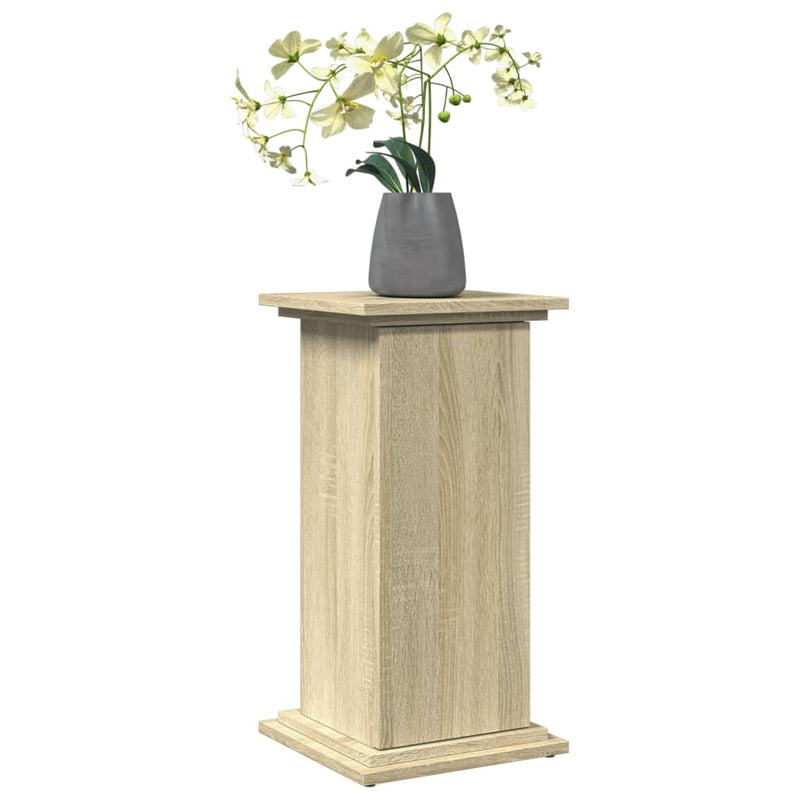 Afbeelding laden in galerijviewer, Vidaxl sokkel met opbergruimte 31x30x60 cm bewerkt hout sonoma eiken