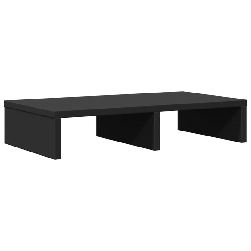Afbeelding laden in galerijviewer, Vidaxl monitorstandaard 50x27x10 cm bewerkt hout zwart