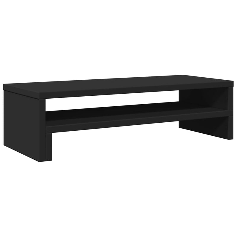 Afbeelding laden in galerijviewer, Vidaxl monitorstandaard 54x22x15 cm bewerkt hout zwart