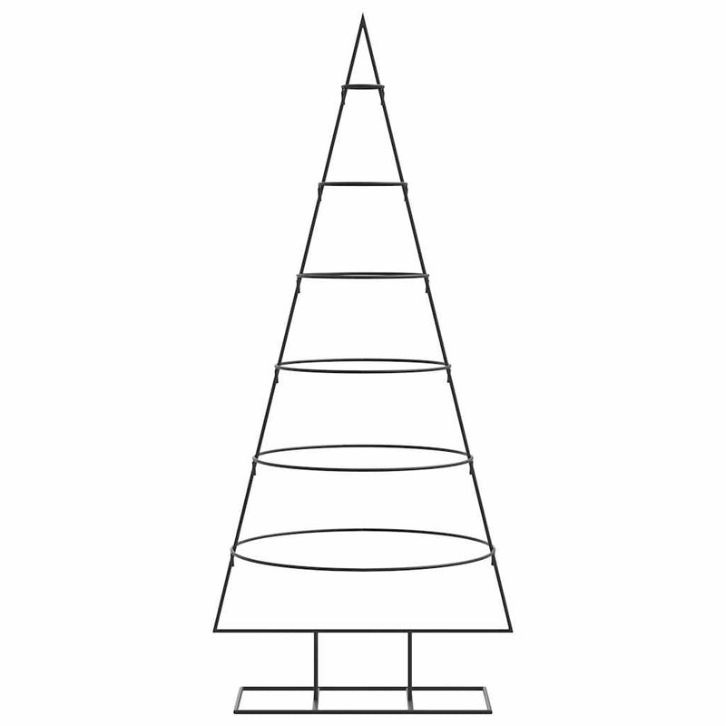 Afbeelding laden in galerijviewer, Vidaxl kerstdecoratie kerstboom 150 cm metaal zwart