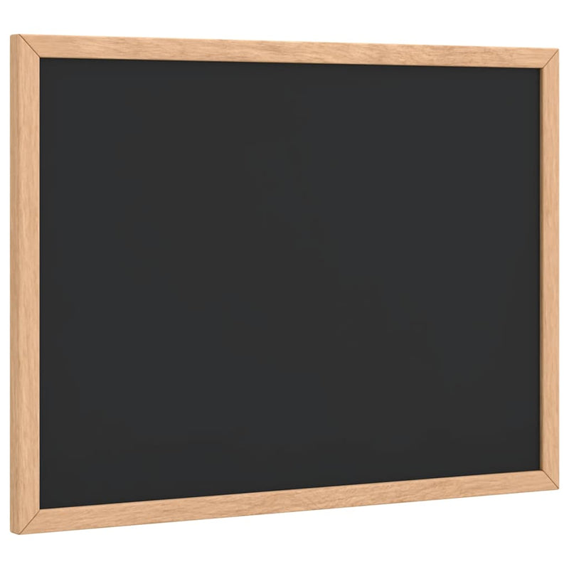 Afbeelding laden in galerijviewer, Vidaxl krijtbord met massief grenenhouten frame 40x30 cm zwart