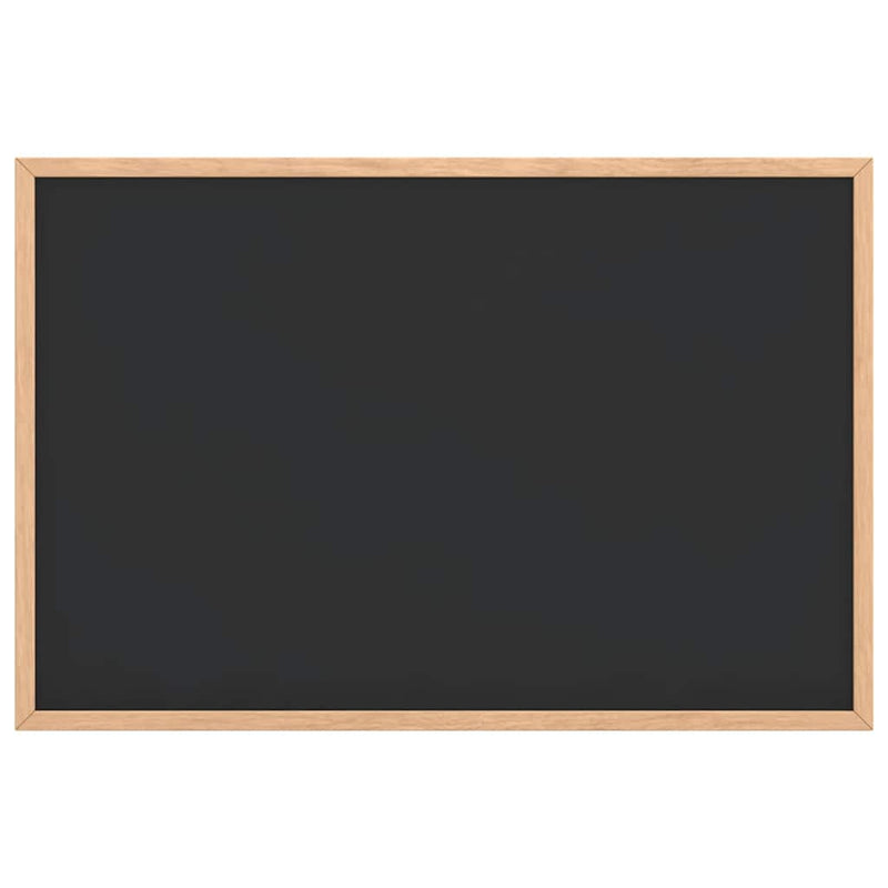 Afbeelding laden in galerijviewer, Vidaxl krijtbord met massief grenenhouten frame zwart 60x40 cm