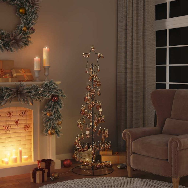 Afbeelding laden in galerijviewer, Vidaxl kerstballen 98 st ø3 4 6 cm bruin