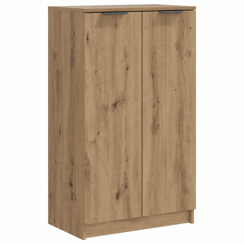 Afbeelding laden in galerijviewer, Vidaxl schoenenkast 59x35x100,5 cm bewerkt hout artisanaal eikenkleur