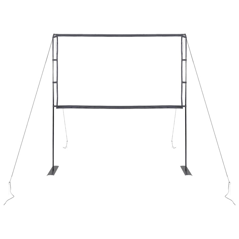 Afbeelding laden in galerijviewer, Vidaxl projectiescherm met standaards 90 inch 16:9