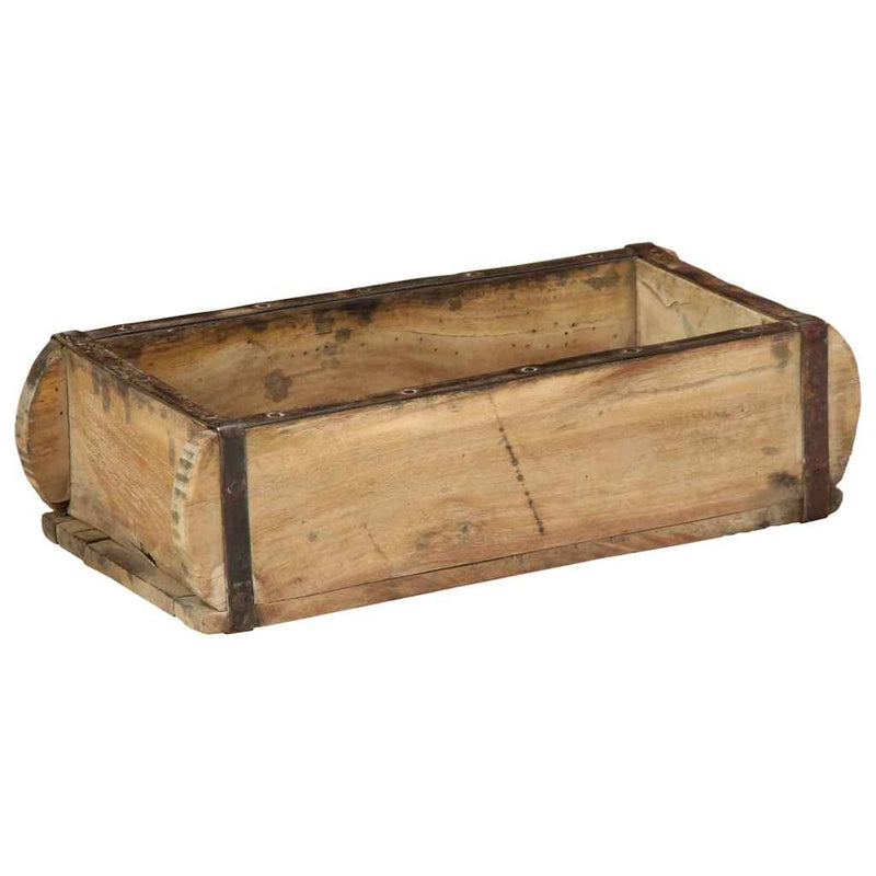 Afbeelding laden in galerijviewer, Vidaxl dienblad 4 pcs bruin 30 x 15 x 9 cm massief gerecycled hout