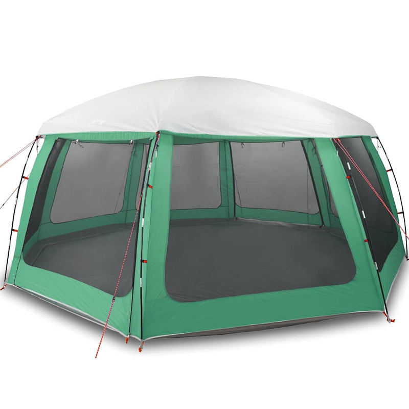 Afbeelding laden in galerijviewer, Vidaxl zwembadtent uitneembare buiten- gaaswanden 690x690 cm zeegroen