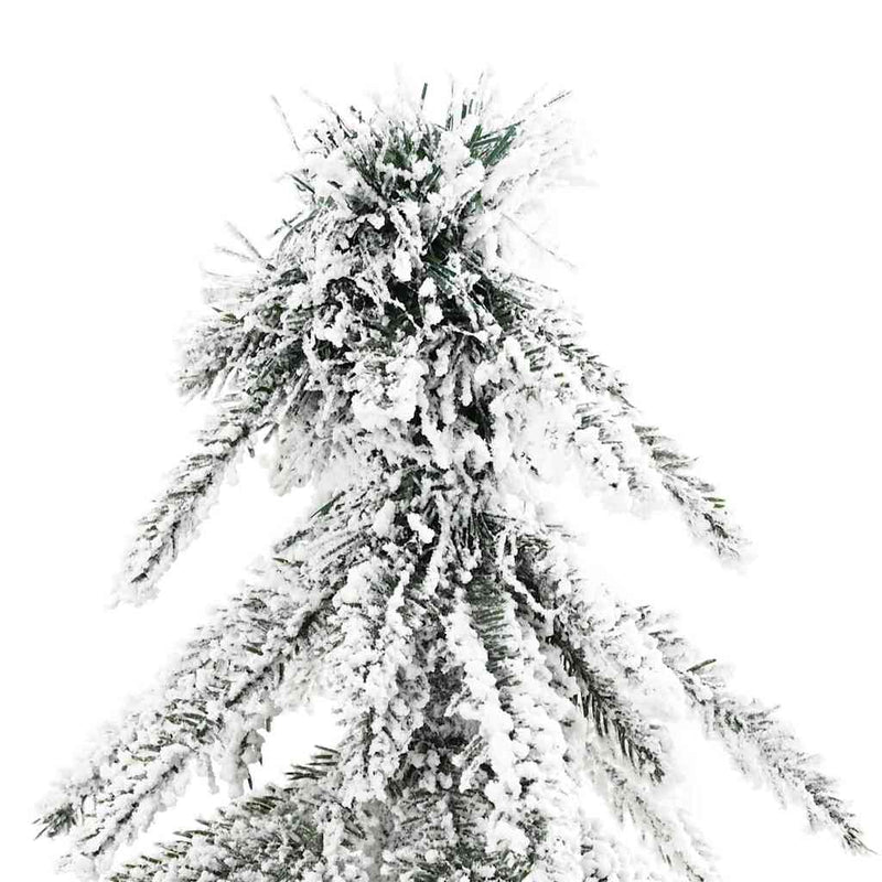 Afbeelding laden in galerijviewer, Vidaxl kunstkerstboom wit 86 x 86 x 210 cm polyethyleen en metaal