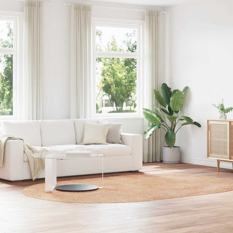 Afbeelding laden in galerijviewer, Vidaxl hoogpolig vloerkleed navarra 300x200 cm polyester beige