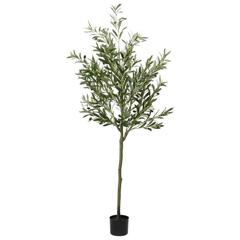 Afbeelding laden in galerijviewer, Vidaxl kunstolijfboom 700 blaadjes 180 cm groen