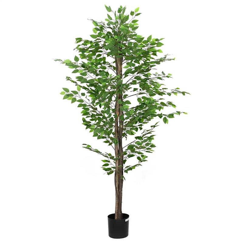 Afbeelding laden in galerijviewer, Vidaxl kunst ficus plant 1260 bladeren 200 cm groen