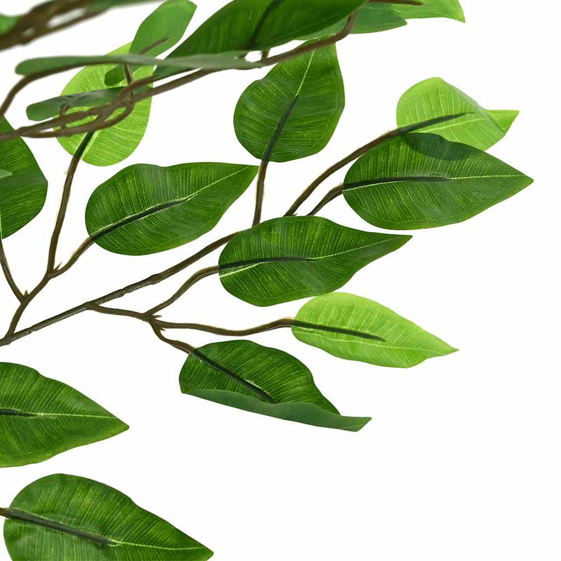 Afbeelding laden in galerijviewer, Vidaxl kunst ficus plant 1260 bladeren 200 cm groen