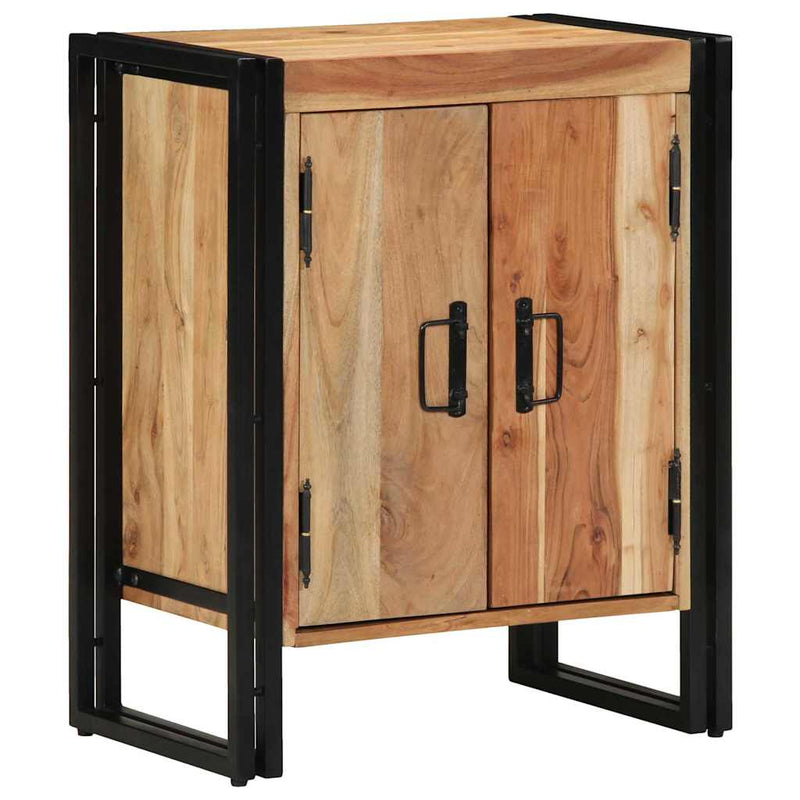 Afbeelding laden in galerijviewer, Vidaxl schoenenkast met plank bruin 56 x 35 x 70 cm massief acaciahout