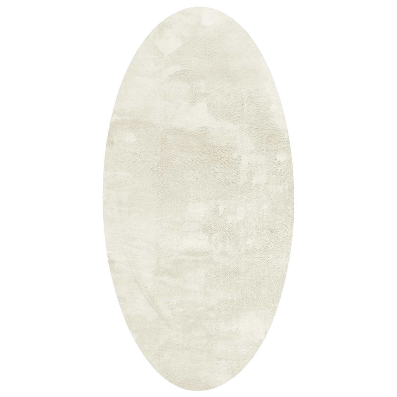 Afbeelding laden in galerijviewer, Vidaxl vloerkleden ovaal huarte crème 80 x 150 cm 100% polyester
