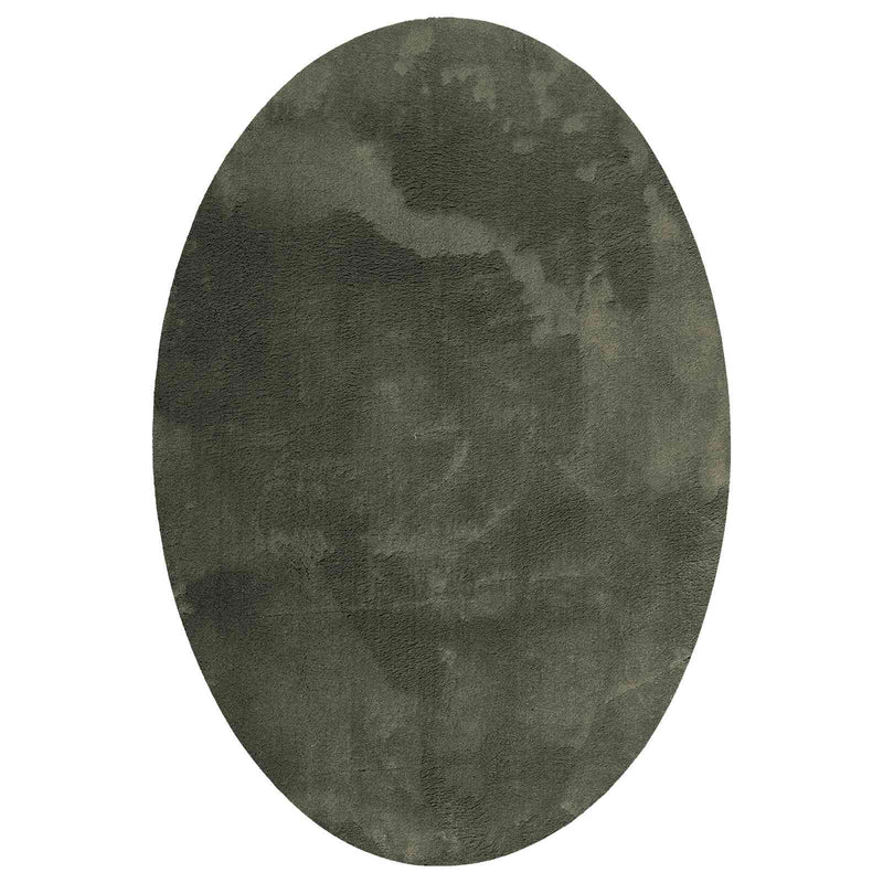 Afbeelding laden in galerijviewer, Vidaxl vloerkleden ovaal huarte bosgroen 160 x 230 cm 100% polyester