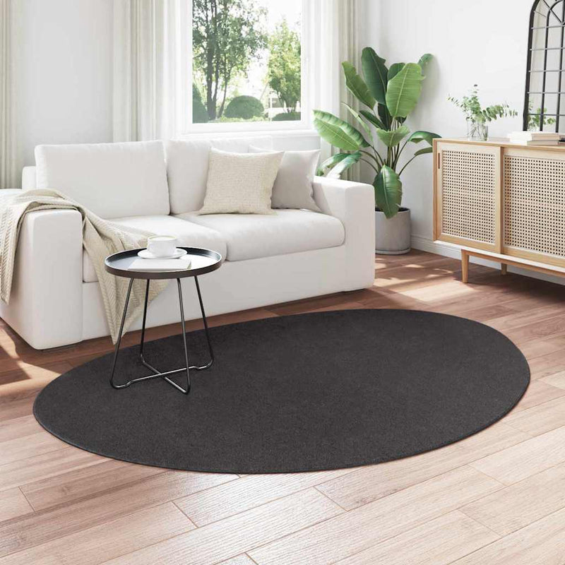 Afbeelding laden in galerijviewer, Vidaxl vloerkleden huarte antraciet 140 x 200 cm polyester