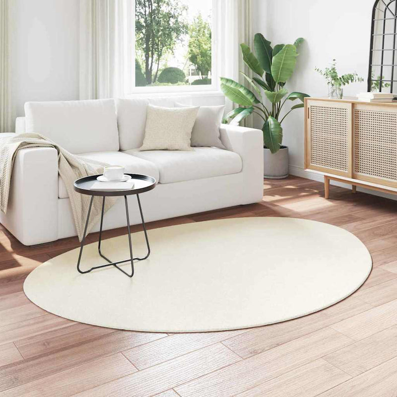 Afbeelding laden in galerijviewer, Vidaxl vloerkleden huarte crème 120 x 170 cm polyester
