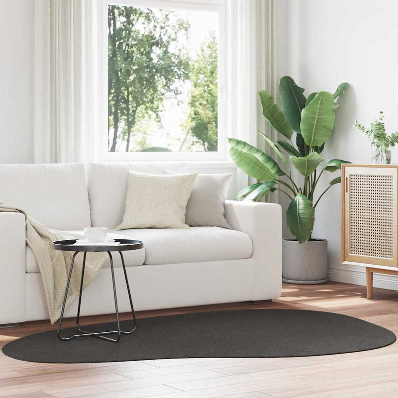 Afbeelding laden in galerijviewer, Vidaxl vloerkleden huarte antraciet 140 x 200 cm polyester