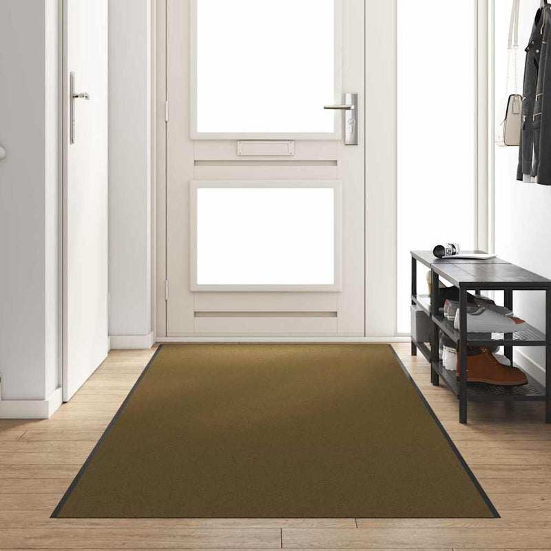 Afbeelding laden in galerijviewer, Vidaxl deurmat anders bruin en zwart 120 x 350 cm polyamide en pvc