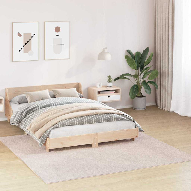 Afbeelding laden in galerijviewer, Vidaxl antislip shaggy tapijt crème 200 x 200 cm pp