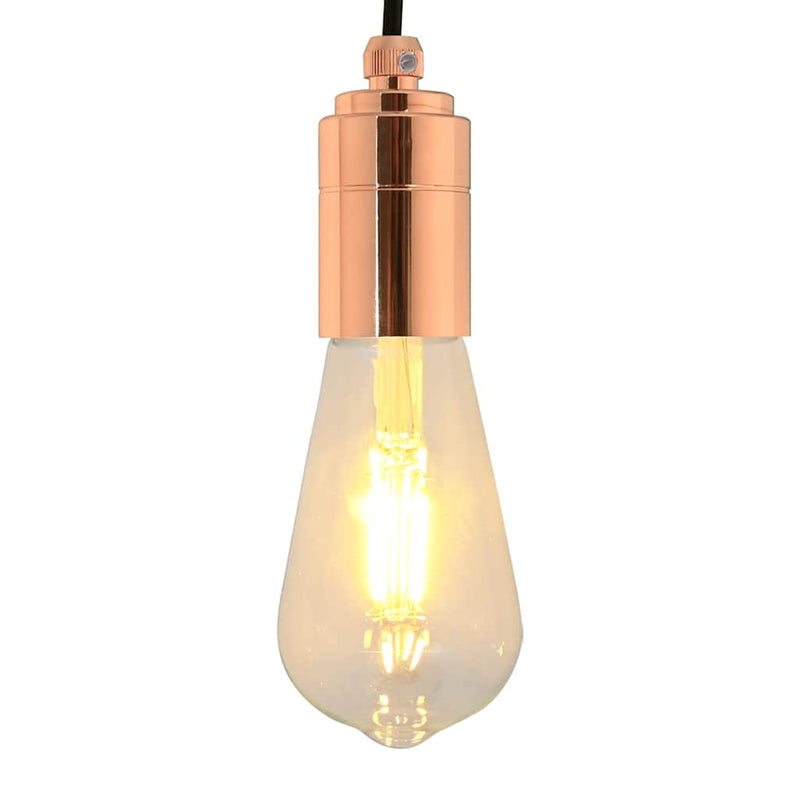 Afbeelding laden in galerijviewer, Vidaxl lamphouders 2 st roségoud e27