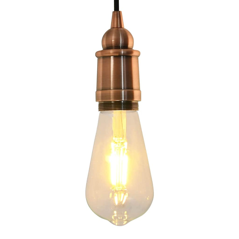 Afbeelding laden in galerijviewer, Vidaxl lamphouders 2 st rood brons e27