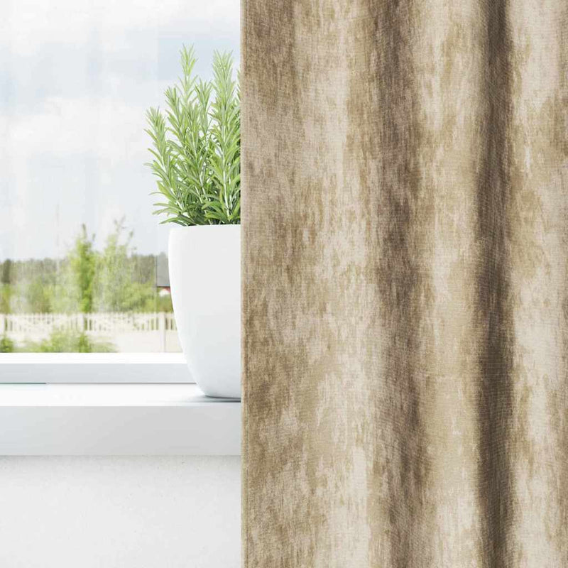 Afbeelding laden in galerijviewer, Vidaxl velvet gordijnen met gordijnen 2 pcs crème 225 x 140 cm fluweel