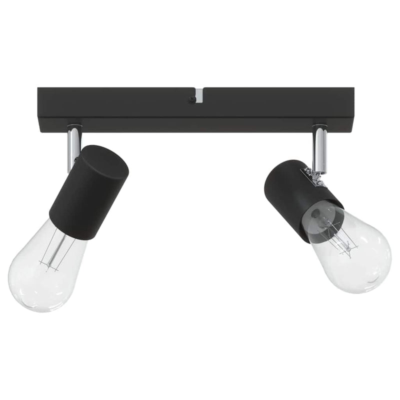 Afbeelding laden in galerijviewer, Vidaxl plafondspot met schijnwerpers zwart 26 x 6,5 x 11,5 cm metaal