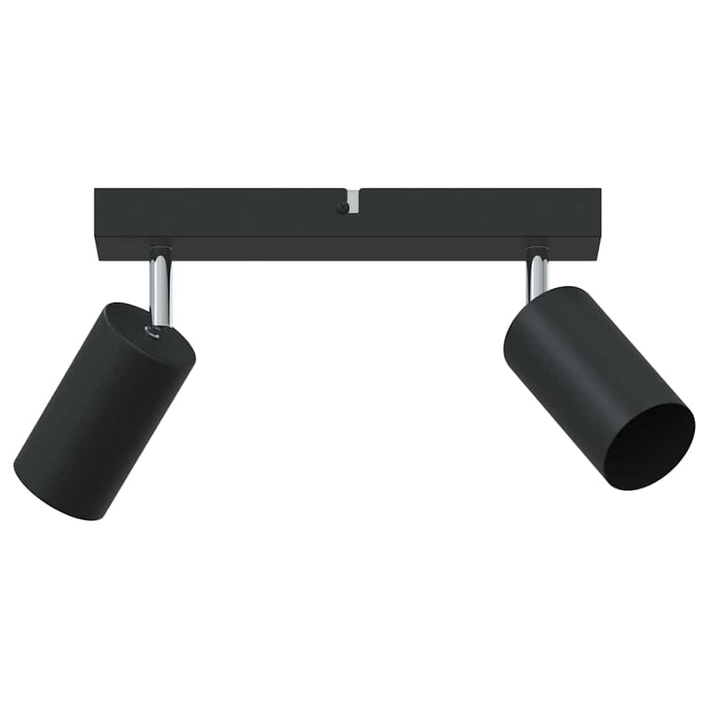 Afbeelding laden in galerijviewer, Vidaxl plafondspot met schijnwerpers zwart 26 x 6 x 16 cm metaal