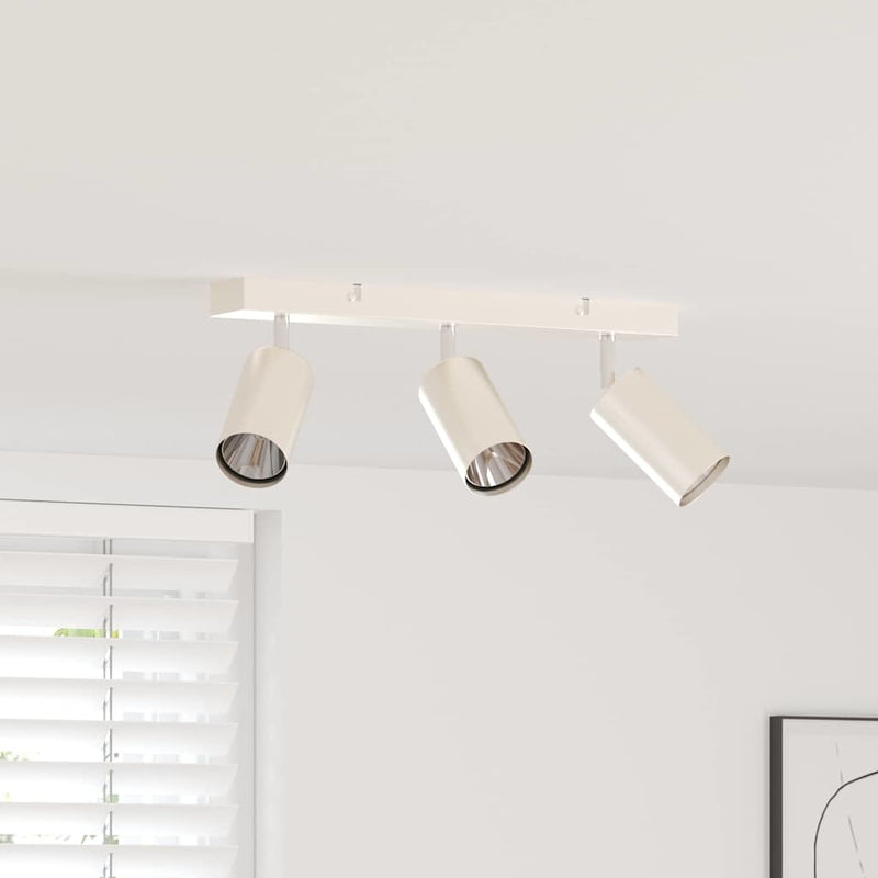 Afbeelding laden in galerijviewer, Vidaxl plafondspot met schijnwerpers nikkel 38 x 6 x 16 cm metaal