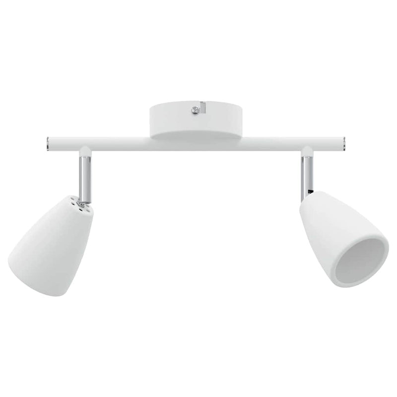 Afbeelding laden in galerijviewer, Vidaxl plafondspot met schijnwerpers wit 25.5 x 8 x 16 cm metaal