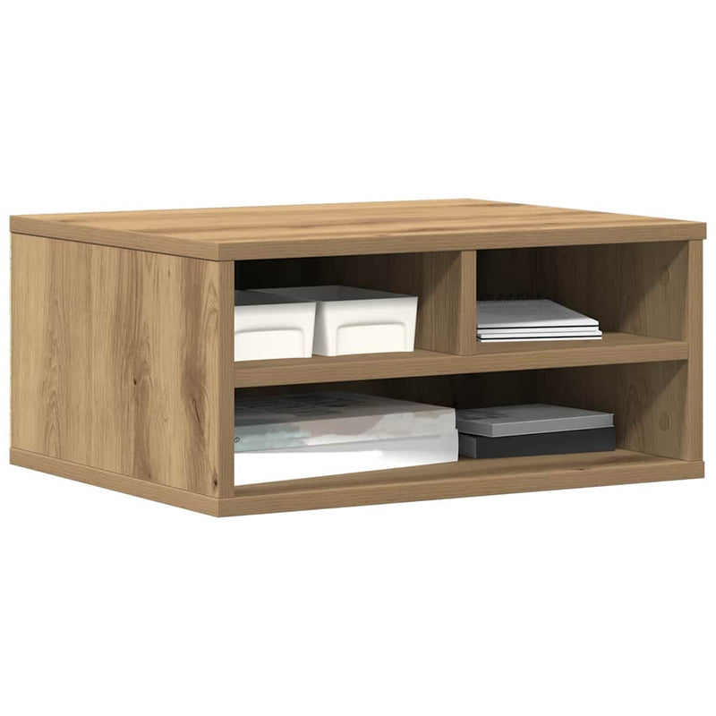 Afbeelding laden in galerijviewer, Vidaxl printerstand artisan eiken 49 x 40 x 22.5 cm bewerkt hout