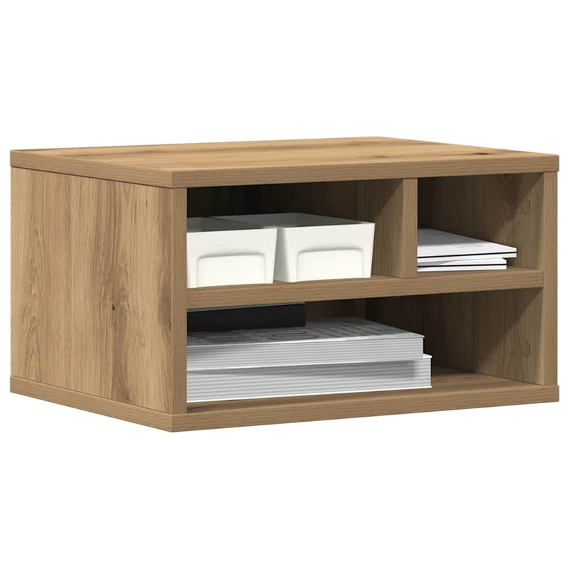 Afbeelding laden in galerijviewer, Vidaxl printerstand artisan eiken 40 x 32 x 22,5 cm bewerkt hout