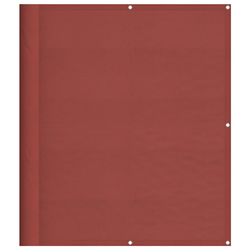 Afbeelding laden in galerijviewer, Vidaxl balkonscherm terracotta 120x700 cm 100% polyester oxford