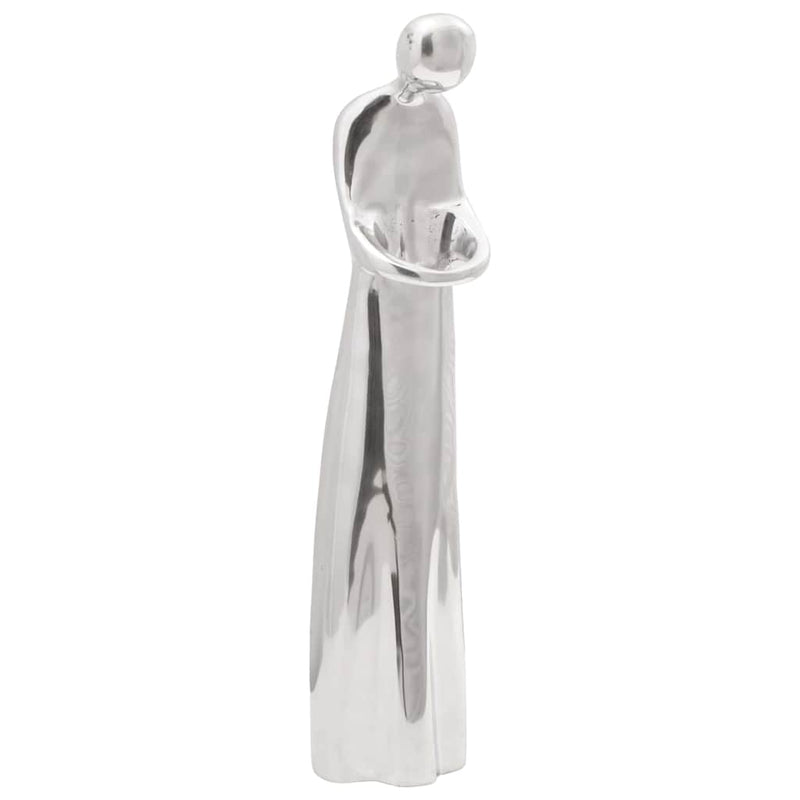 Afbeelding laden in galerijviewer, Vidaxl sculptuur zilver 10 x 16 x 49 cm aluminium