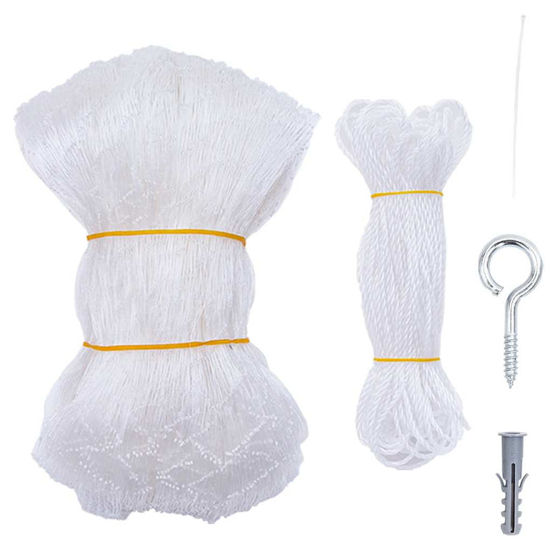 Afbeelding laden in galerijviewer, Vidaxl kattennet transparant 4x3 m nylon